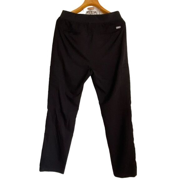 Set of 2 pairs: Figs Technical Collection 2 Pants Black and Maroon Size: L/T - Picture 2 of 6